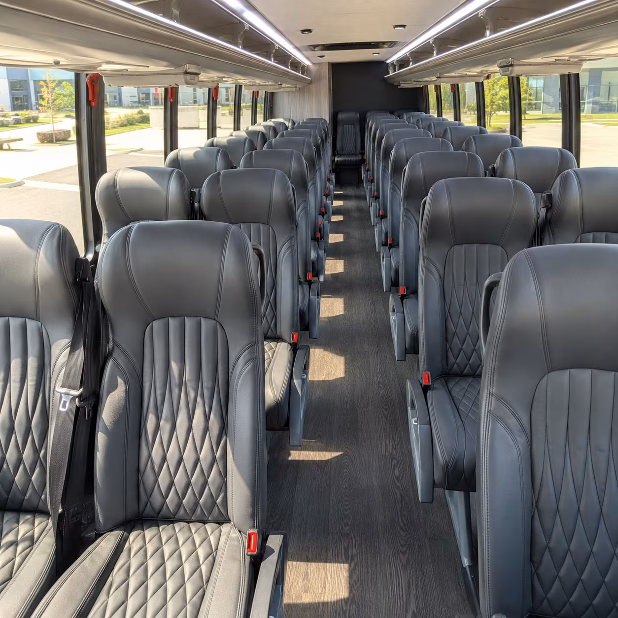 25 passenger minibus interior