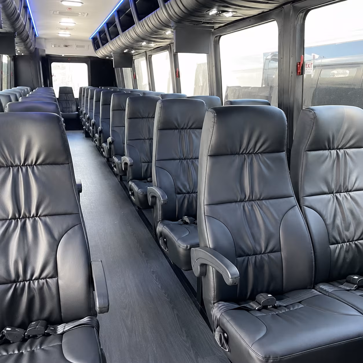 30 passenger minibus inside