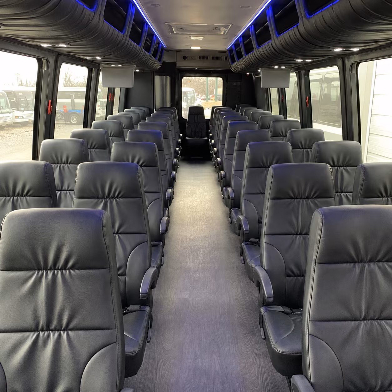 30 passenger minibus interior