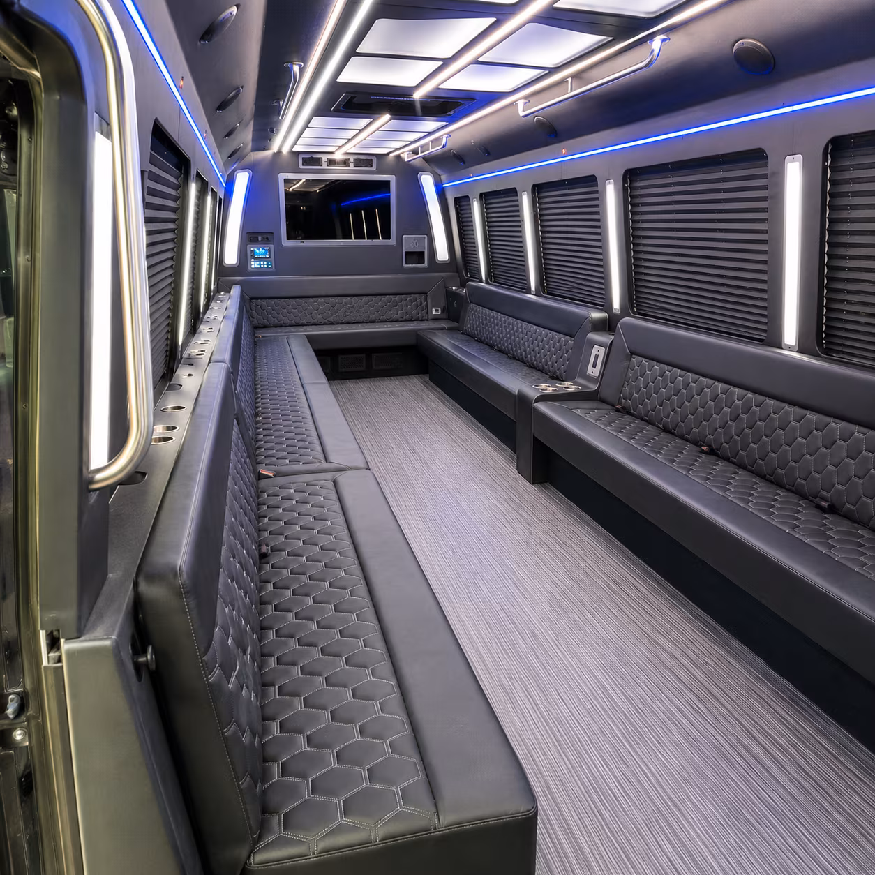 airport shuttle buses for wedding guests flying into palm springs