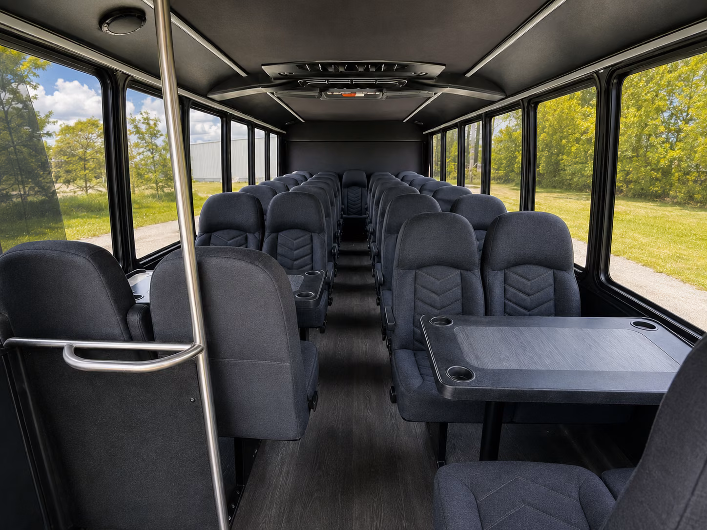 indio 20 passenger minibus inside