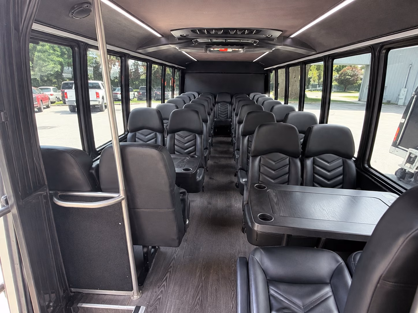 indio 20 passenger minibus interior