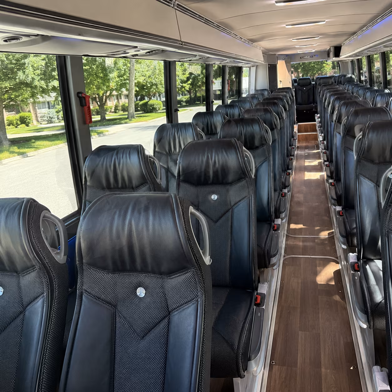 indio charter bus inside