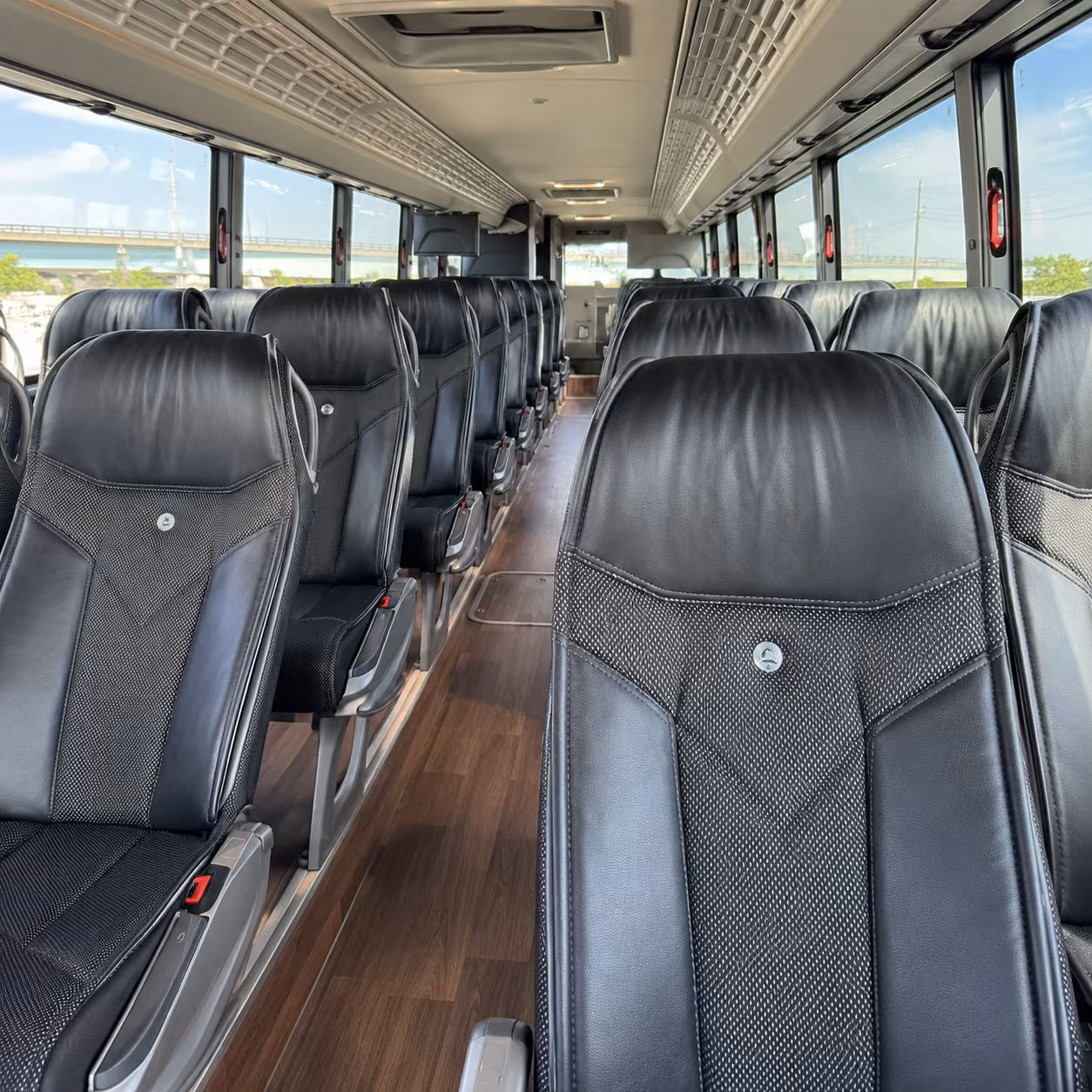 indio charter bus interior